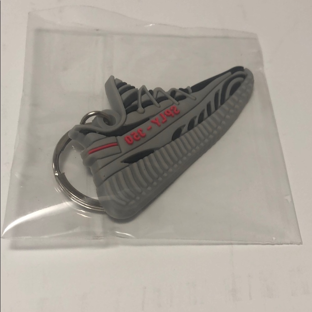 Set of 4 Yeezy Boost 350 shoe key chains